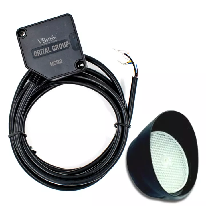 Grital Group Φωτοκύτταρο Γκαραζόπορτας με Ανακλαστήρα και Εμβέλεια 7m PFR-HD