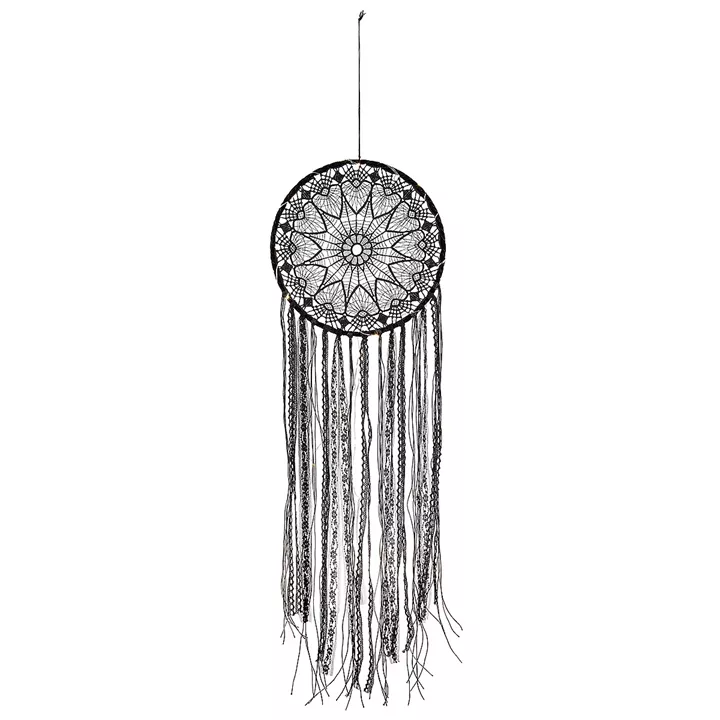 Διακοσμητικό Κρεμαστό ArteLibre Μάτι Φωτιζόμενο LED Μαύρο Ύφασμα 0.5x26x86cm