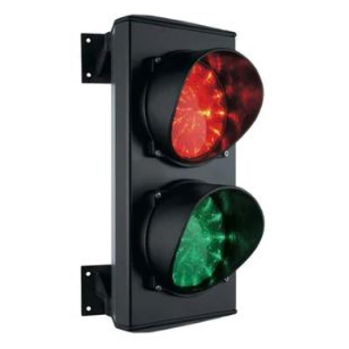 Φωτεινός σηματοδότης δύο πεδίων διαμέτρου 120mm σε κόκκινο - πράσινο χρώμα ASF2RV