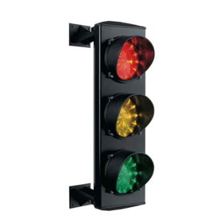 Φωτεινός σηματοδότης τριών πεδίων διαμέτρου 120 mm σε κόκκινο - κίτρινο - πράσινο χρώμα ASF3GRV