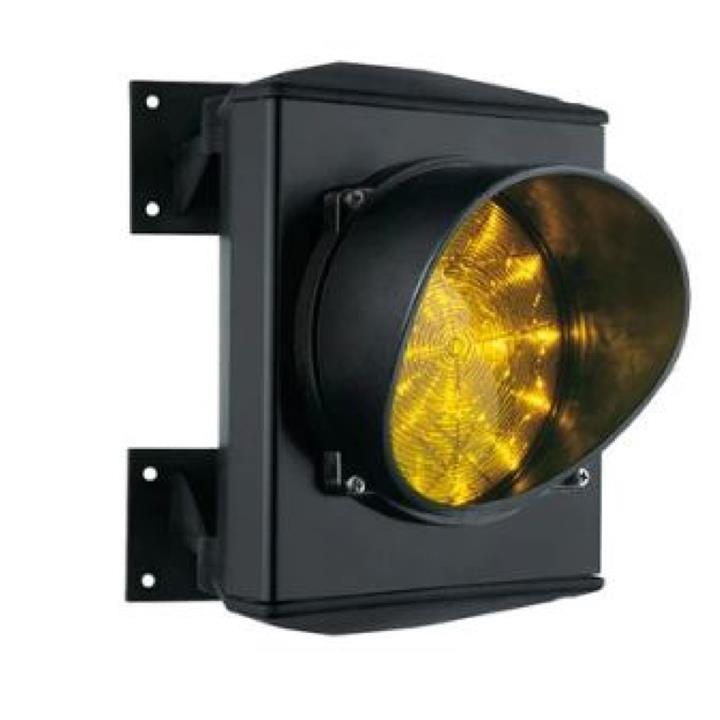 Φωτεινός σηματοδότης LED ενός πεδίου διαμέτρου 120 mm σε κίτρινο χρώμα με χρονικό αναλαμπέα ASF25L1G230-FLASH