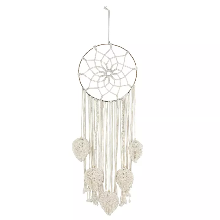 Διακοσμητικό Κρεμαστό ArteLibre Μάτι Λευκό Ύφασμα 30x86cm