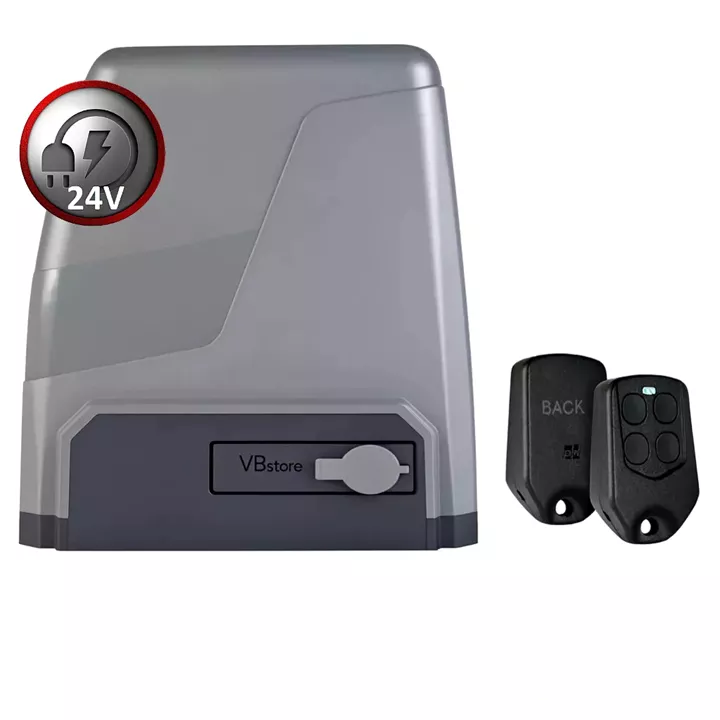 PROFELMNET Triton 8 DC με 1 τηλεχειριστήριο | Μοτέρ συρόμενης γκαραζόπορτας 24V έως 800kg