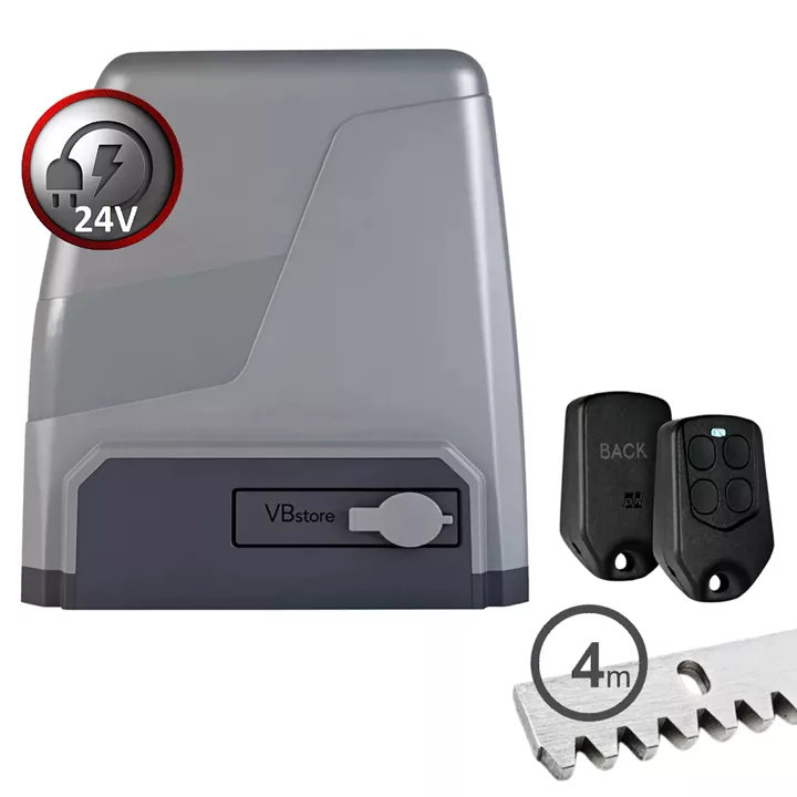 PROFELMNET Triton 8 DC με 1 τηλεχειριστήριο | Μοτέρ συρόμενης γκαραζόπορτας 24V έως 800kg