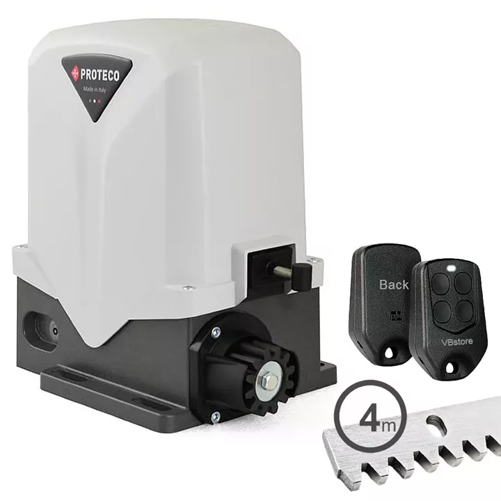 PROTECO Mover 500 με 1 τηλεχειριστήριο | Μοτέρ συρόμενης γκαραζόπορτας 230V έως 500kg