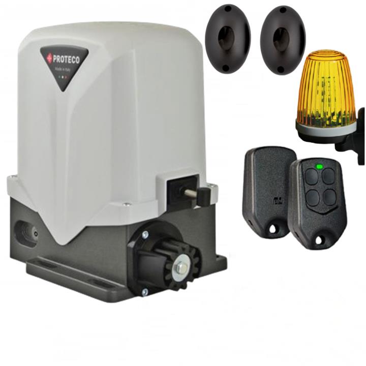 PROTECO Mover 500 FULL PACK με 1 τηλεχειριστήριο | Μηχανισμός συρόμενης γκαραζόπορτας 230V έως 500kg