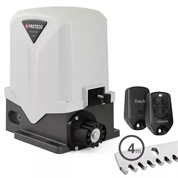 PROTECO Mover 800 μοτέρ συρόμενης γκαραζόπορτας 230V έως 800kg με ένα τηλεχειριστήριο PSR86T