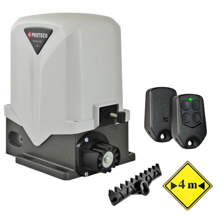 PROTECO Mover 800 με 1 τηλεχειριστήριο | Μηχανισμός συρόμενης γκαραζόπορτας 230V έως 800kg