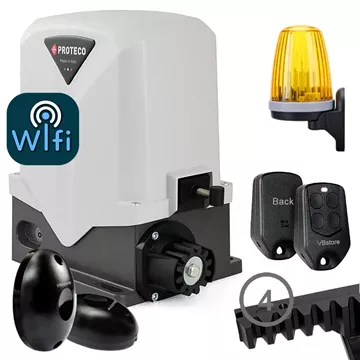 PROTECO Mover 500 WiFi μοτέρ συρόμενης γκαραζόπορτας 500kg 230V, με πλαστική κρεμαγιερα, VBstore