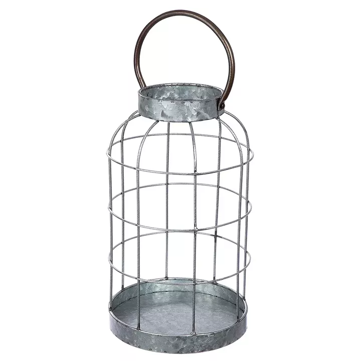 Φανάρι ArteLibre Γκρι Μέταλλο 42cm