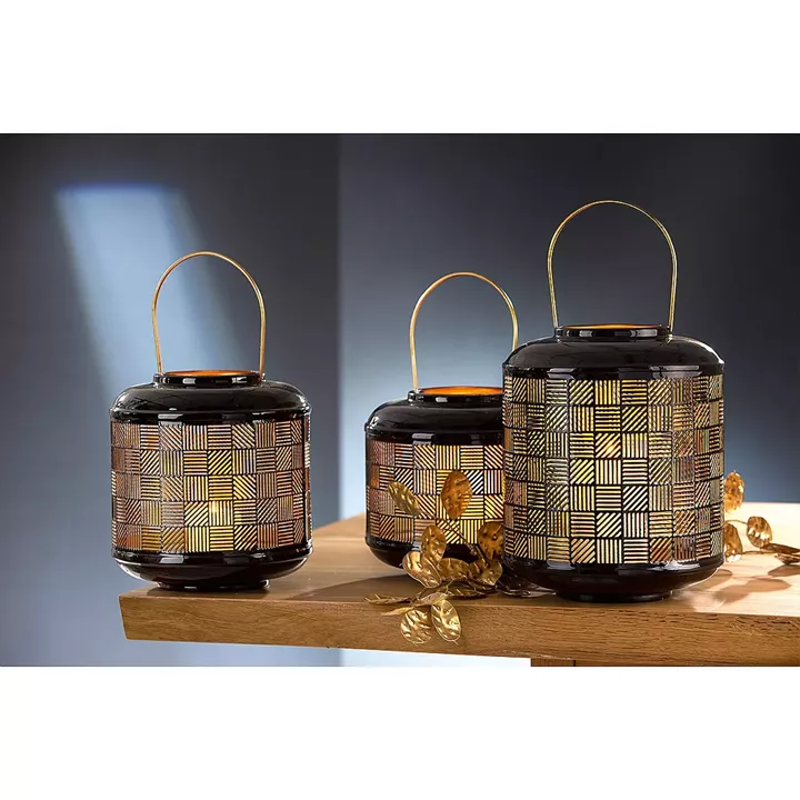 Φανάρι ArteLibre Μαύρο Μέταλλο 28cm