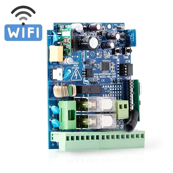 PROFELMNET 6033 WiFi | Πίνακας ελέγχου 230VAC έως 1200W για συρόμενες, ανοιγόμενες και μπάρες