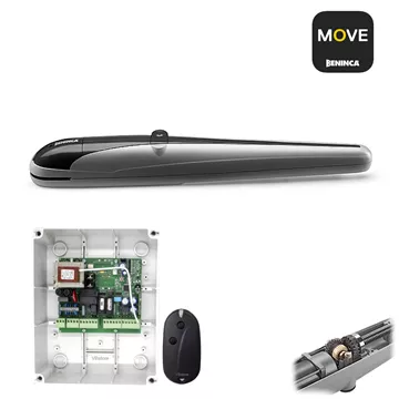 BENINCA BOB 30M μοτέρ ανοιγόμενης έως 3 m με πλακέτα και 1 τηλεχειριστήριο, ενσωματωμένα stop, IP44, VBstore