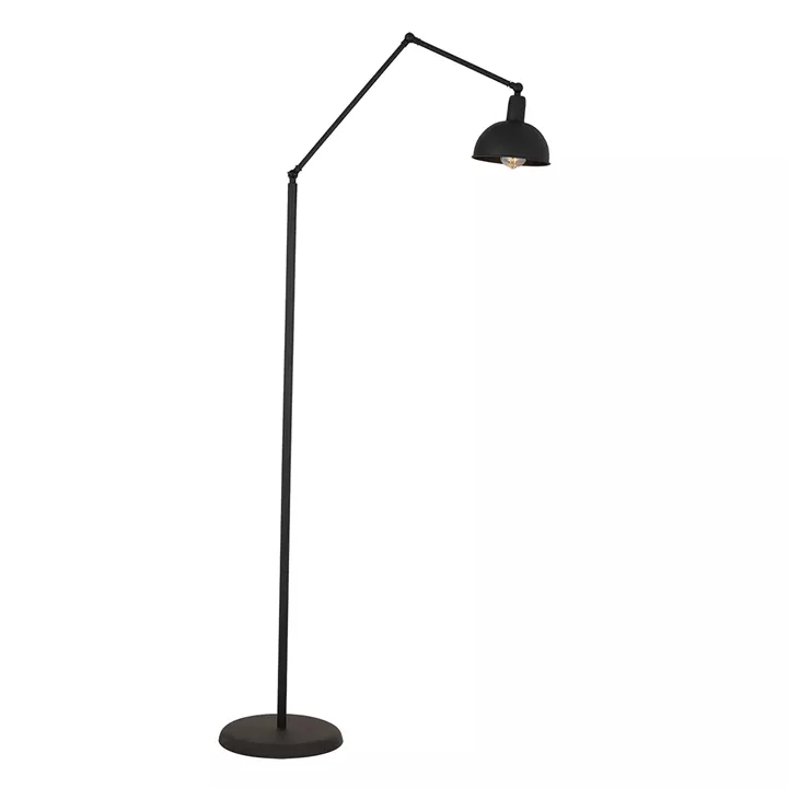 Φωτιστικό Δαπέδου ArteLibre GEMINI Μαύρο Μέταλλο 30x177cm