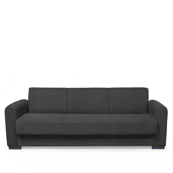 Καναπές Κρεβάτι Τριθέσιος ArteLibre HOMER Ανθρακί 226x78x78cm
