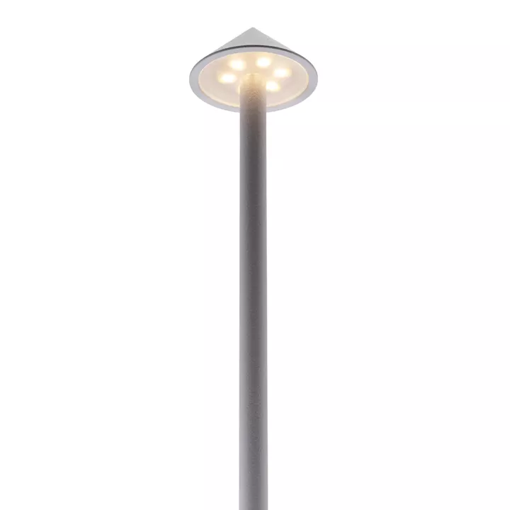 Επιτραπέζιο Φωτιστικό ArteLibre LED Φορητό ANGELINA Λευκό Αλουμίνιο 10.5x10.5x30cm