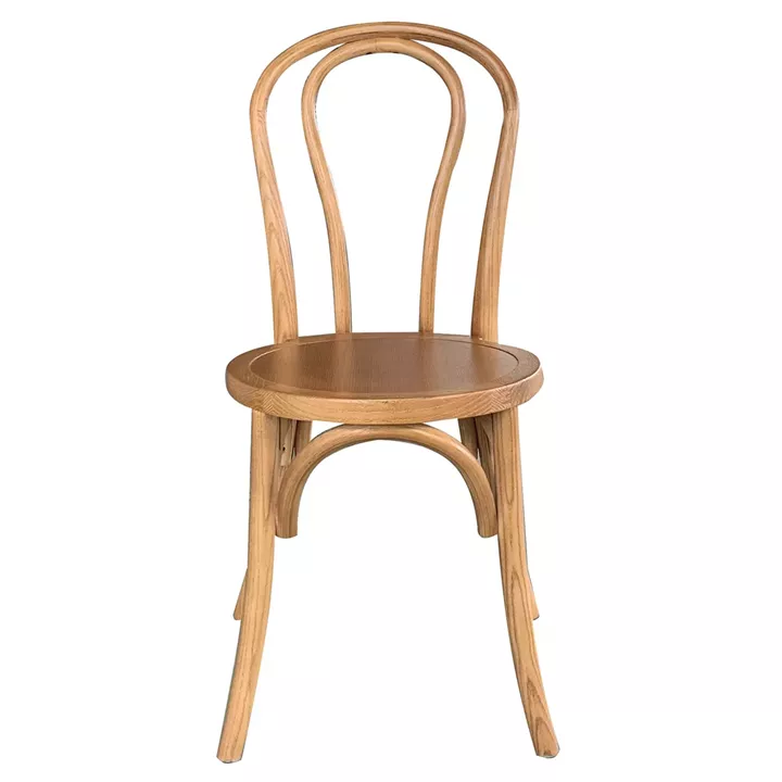 Καρέκλα Επαγγελματική ArteLibre Στοιβαζόμενη ATHENA Φυσικό Ξύλο 40x42x90cm