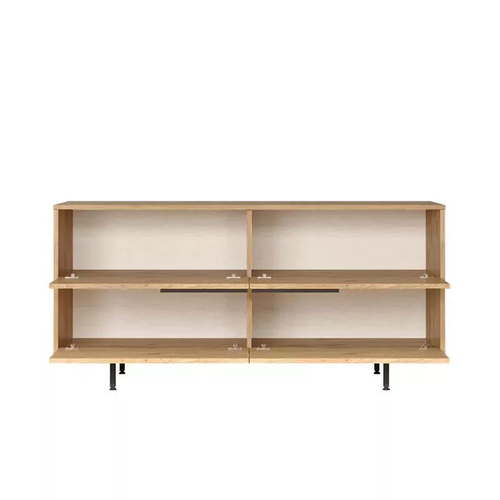 Μπουφές ArteLibre CORNWALL Φυσικό Μοριοσανίδα/Μέταλλο 44.5x160x74.3cm