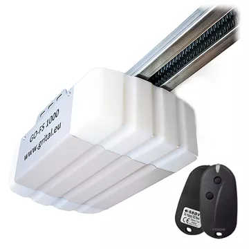 Μοτέρ οροφής γκαραζόπορτας GRITAL GO-FS1000, 24V, 1000N, ράγα έως 3,90m, για μονοκόμματες ή πολύσπαστες πόρτες έως 15m²