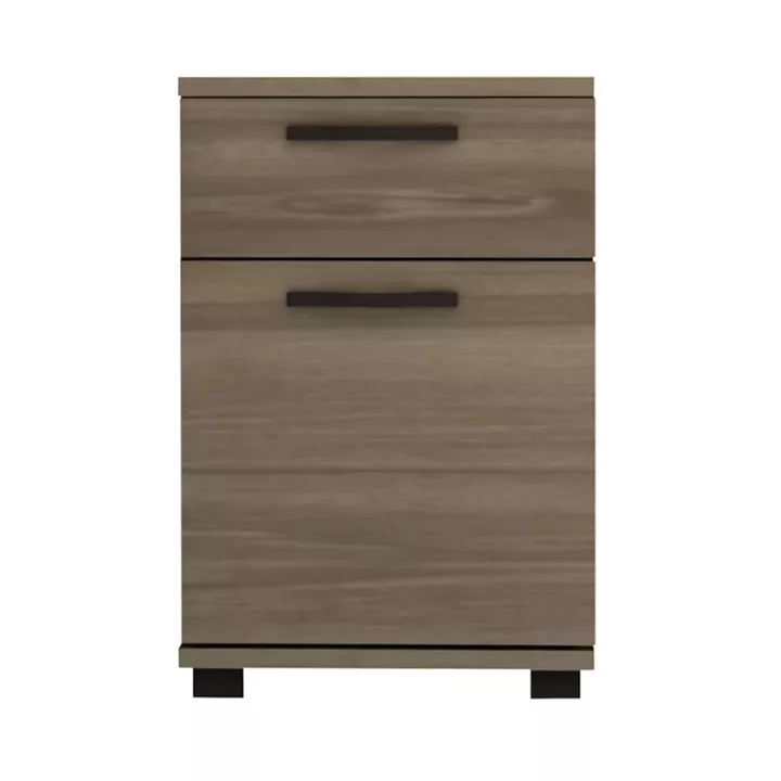 Κομοδίνο Veto Megapap χρώμα καρυδί 40x39x57εκ.