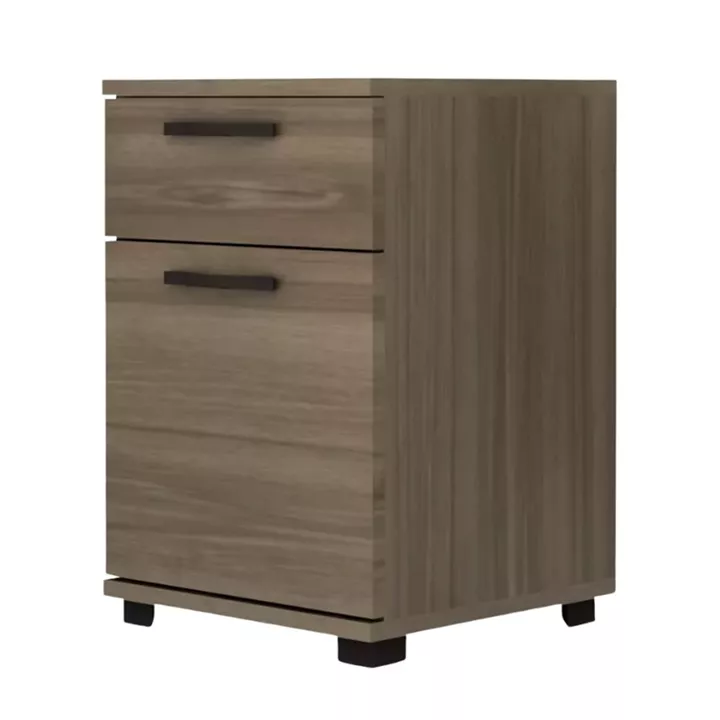 Κομοδίνο Veto Megapap χρώμα καρυδί 40x39x57εκ.