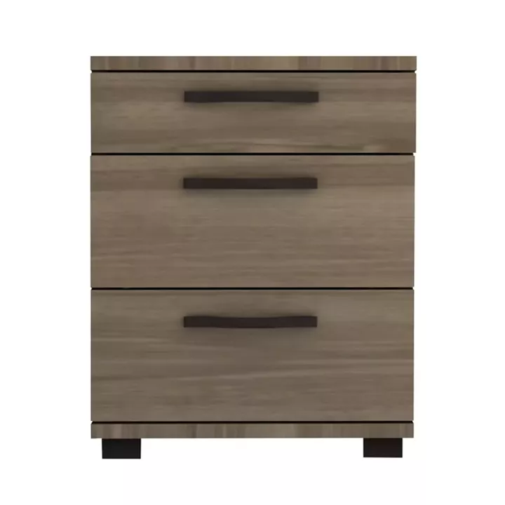 Κομοδίνο Roco Megapap χρώμα καρυδί 40x39x57εκ.