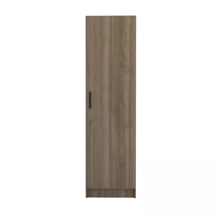 Ντουλάπα ρούχων Victoria Megapap μονόφυλλη χρώμα καρυδί 50x60x181εκ.