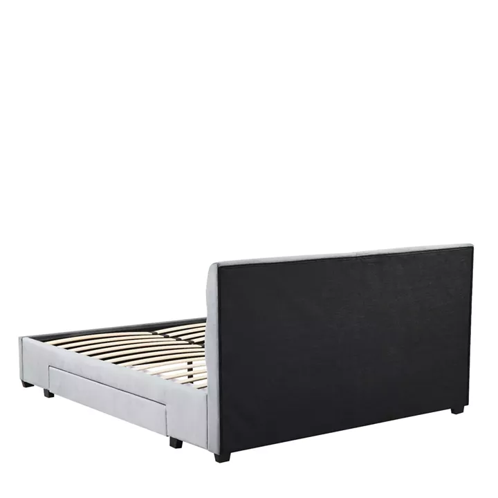 Κρεβάτι Διπλό ArteLibre PRODREAM Γκρι Ύφασμα (Στρώμα 160x200cm)