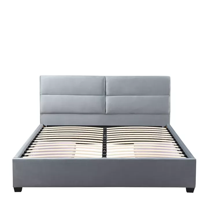 Κρεβάτι Διπλό ArteLibre PRODREAM Γκρι Ύφασμα (Στρώμα 160x200cm)