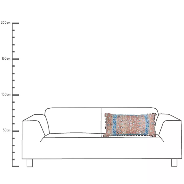 Μαξιλάρι ArteLibre Vintage Πορτοκαλί Βαμβακερό 35x70cm