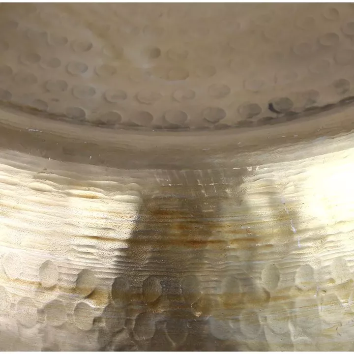 Τραπεζάκι-Κασπώ ArteLibre Χρυσό Μέταλλο 59x59x29.5cm Σετ 2Τμχ