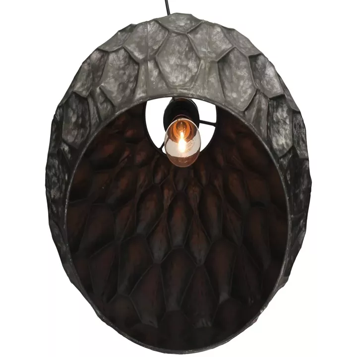 Φωτιστικό Κρεμαστό ArteLibre Μαύρο Μέταλλο 35x35x31cm