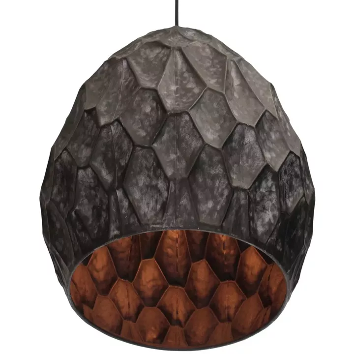 Φωτιστικό Κρεμαστό ArteLibre Μαύρο Μέταλλο 35x35x31cm