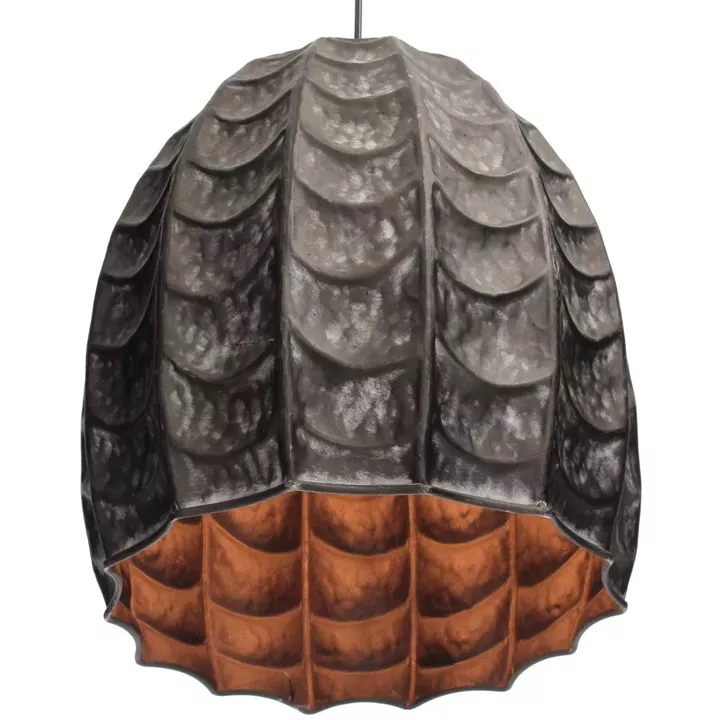 Φωτιστικό Κρεμαστό ArteLibre Μαύρο Μέταλλο 35x35x31cm