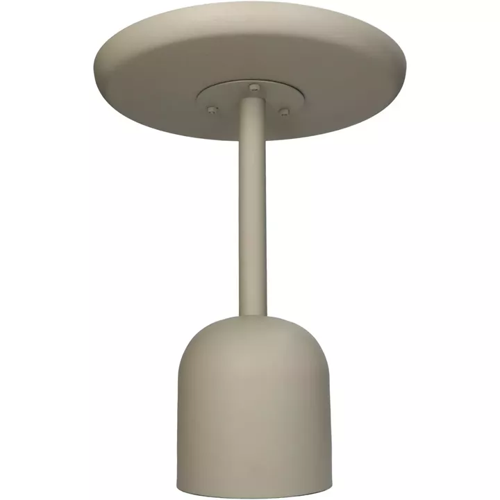 Τραπεζάκι ArteLibre Ιβουάρ Μέταλλο 37x37x46.5cm