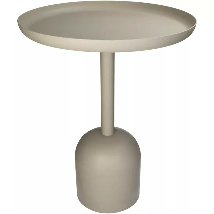 Τραπεζάκι ArteLibre Ιβουάρ Μέταλλο 37x37x46.5cm