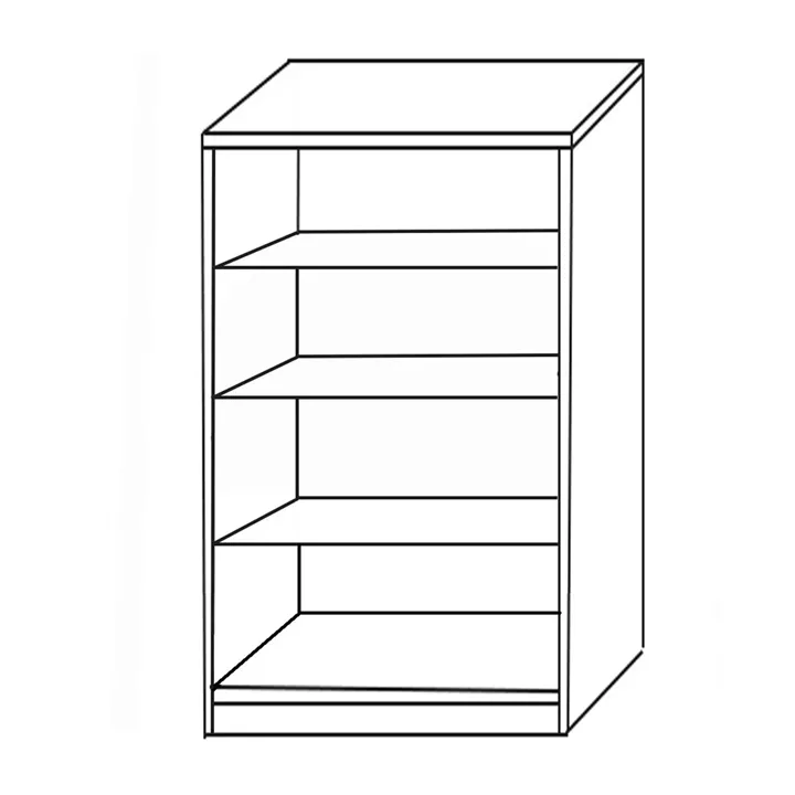 Συρταριέρα ArteLibre OCOLA Φυσικό Μελαμίνη 60x40x80cm