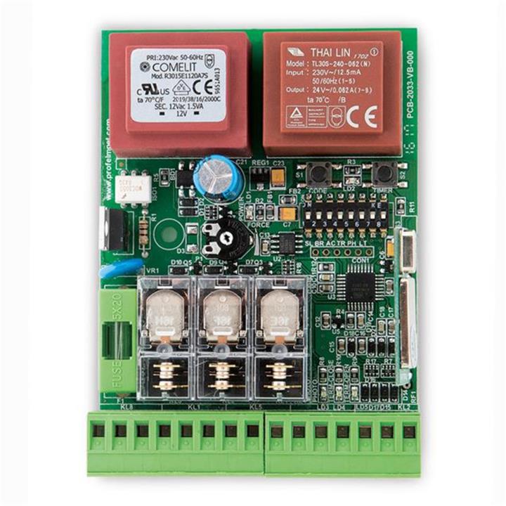 Profelmnet PS-3033 Πίνακας Ελέγχου Σταθερής Κωδικoποίησης για Μοτέρ Ανοιγόμενης-Συρόμενης Πόρτας έως 1200Watt