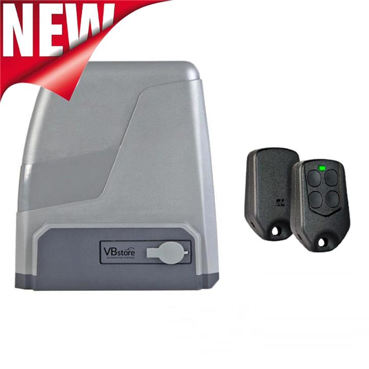 Profelmnet Kit Triton-20 Σετ Μοτέρ για Συρόμενη Γκαραζόπορτα έως 2000kg με Ενσωματωμένο Αυτοματισμό Profelmnet (Πλακέτα, 2 Κοντρόλ, 4m Κρεμαριέρα)