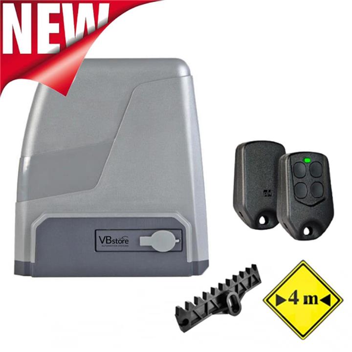 Profelmnet Kit Triton-20 Σετ Μοτέρ για Συρόμενη Γκαραζόπορτα έως 2000kg με Ενσωματωμένο Αυτοματισμό Profelmnet (Πλακέτα, 2 Κοντρόλ, 4m Κρεμαριέρα)