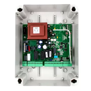 SEAV LRS 2212 πίνακας ελέγχου 230V για ανοιγόμενη γκαραζόπορτα μονόφυλλη ή δίφυλλη με ενσωματωμένο δέκτη