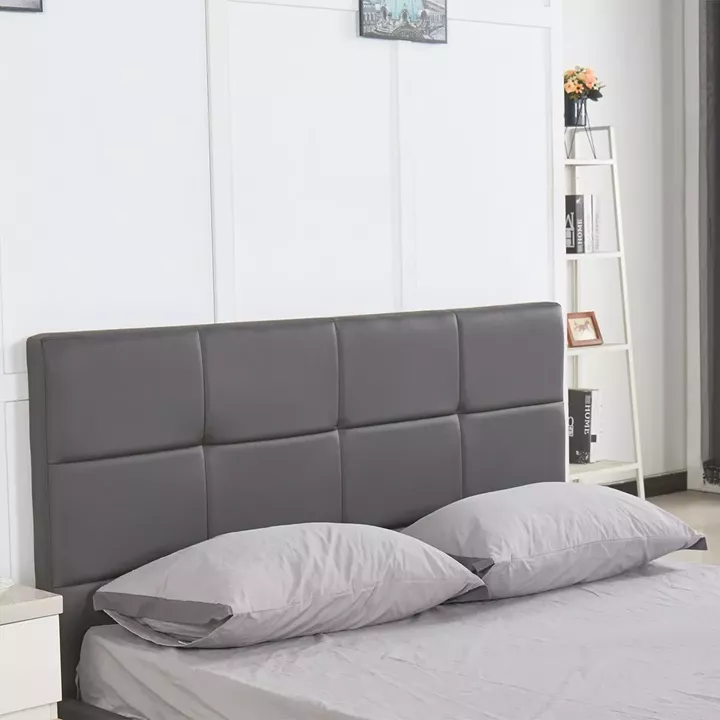 Κρεβάτι ArteLibre ANEMONE Γκρι PU 216x160.5x93cm (Στρώμα 150x200cm)