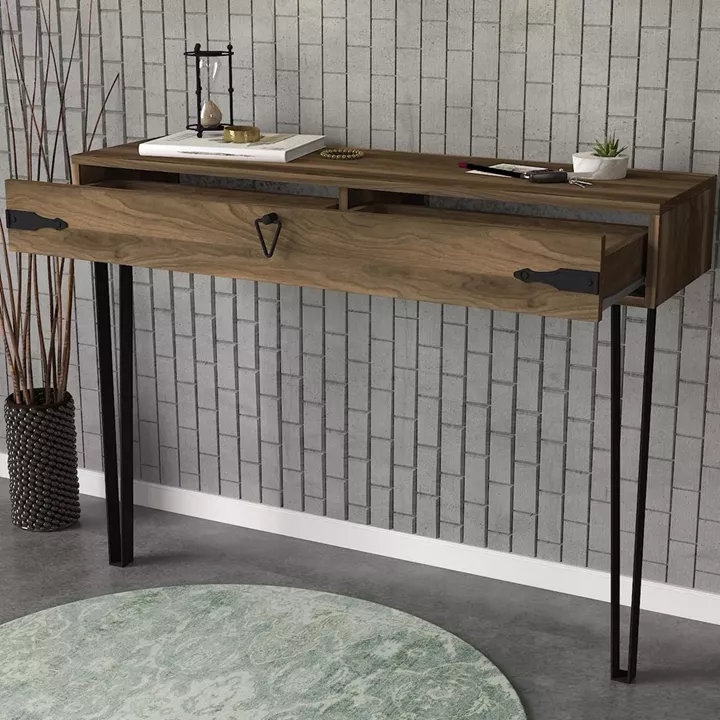 Κονσόλα ArteLibre Thira Καφέ 120x35x90cm