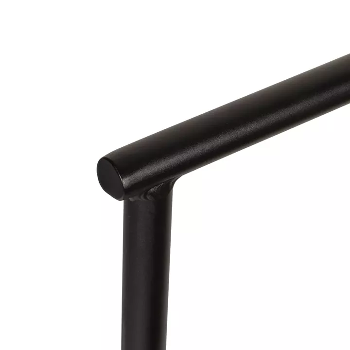 Πολυθρόνα Κήπου ArteLibre INGA Μαύρο/Φυσικό Αλουμίνιο/Rattan 55.5x50x77.5cm