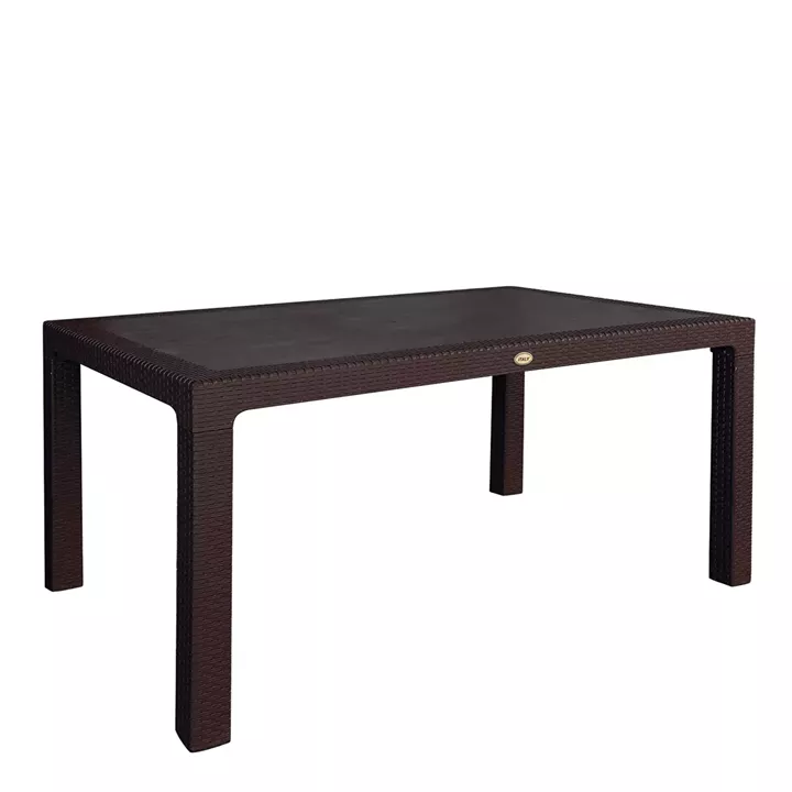 Τραπέζι Κήπου ArteLibre Eco Καφέ Ανακυκλωμένο PP 150x90x74cm