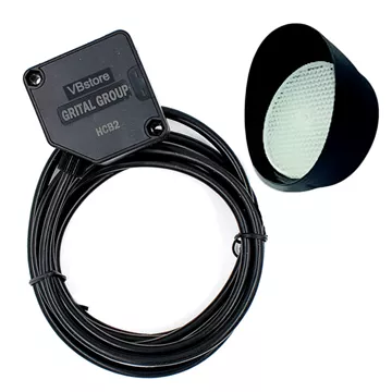 Grital PFR-50 HD φωτοκύτταρο ασφαλείας με ανακλαστήρα, ασύρματο, έως 7m, IP67, VBstore