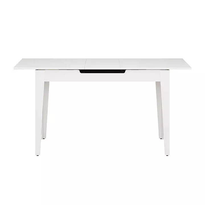 Τραπέζι Trendline Megapap επεκτεινόμενο χρώμα λευκό 120/150x70x75εκ.