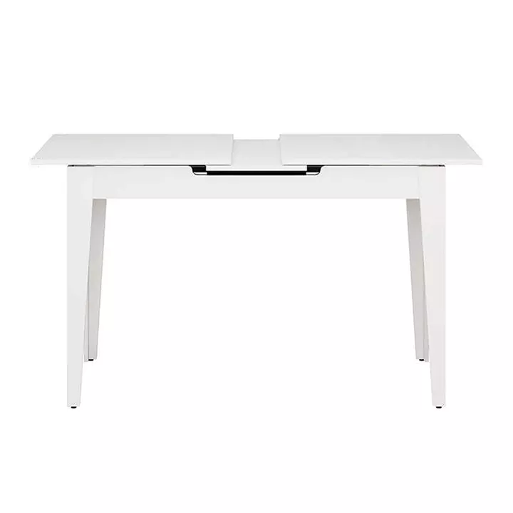 Τραπέζι Trendline Megapap επεκτεινόμενο χρώμα λευκό 120/150x70x75εκ.