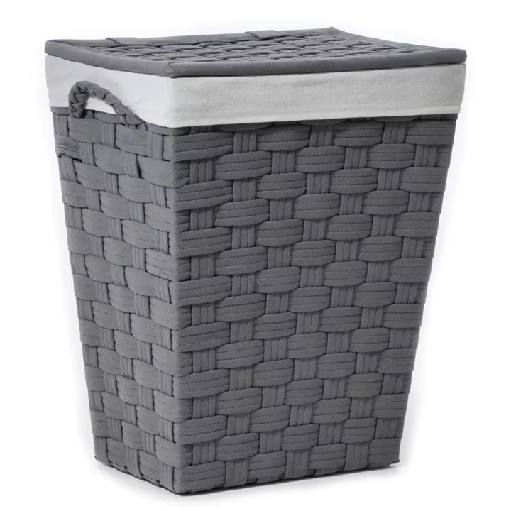 Καλάθι Απλύτων Γκρι 42x32x52cm