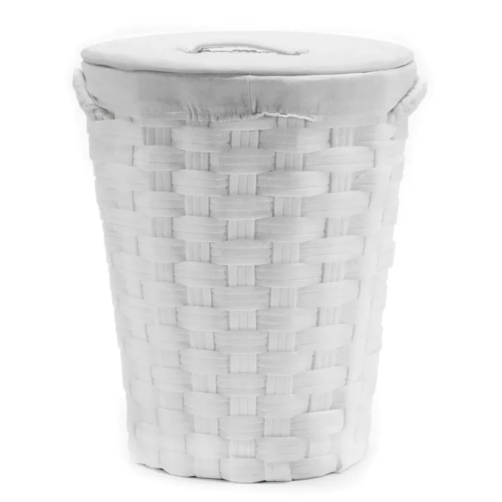 Καλάθι Απλύτων Λευκό Φ40x49cm